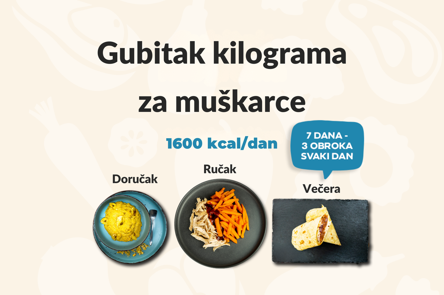 Gubitak kilograma za muškarce 2 - paket