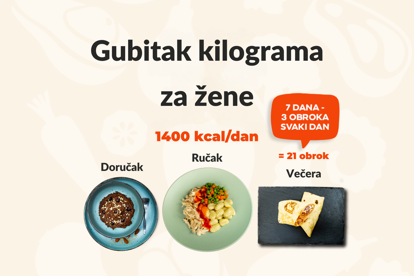 Gubitak kilograma za žene 2 - paket