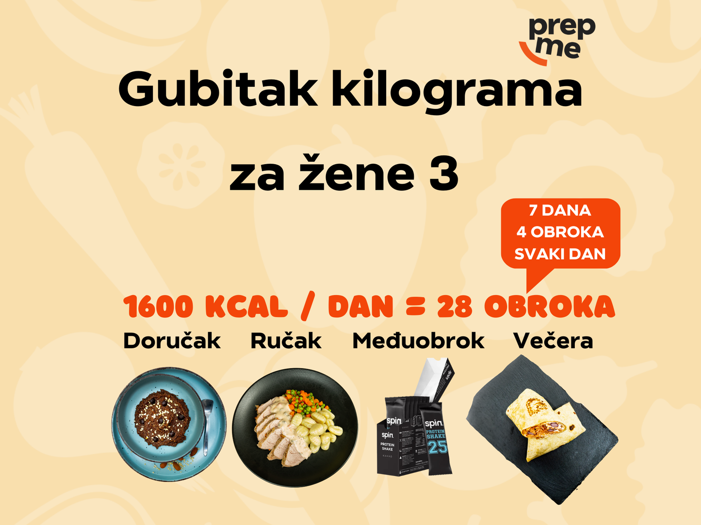 Gubitak kilograma za žene 3 - paket