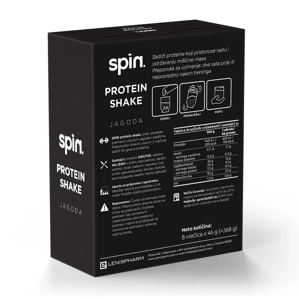 Protein Shake SPIN - 8 vrećica