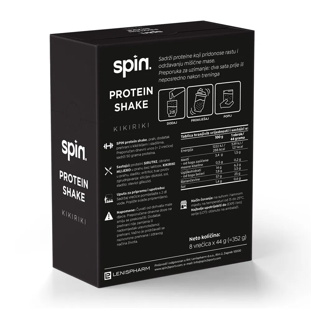 Protein Shake SPIN - 8 vrećica