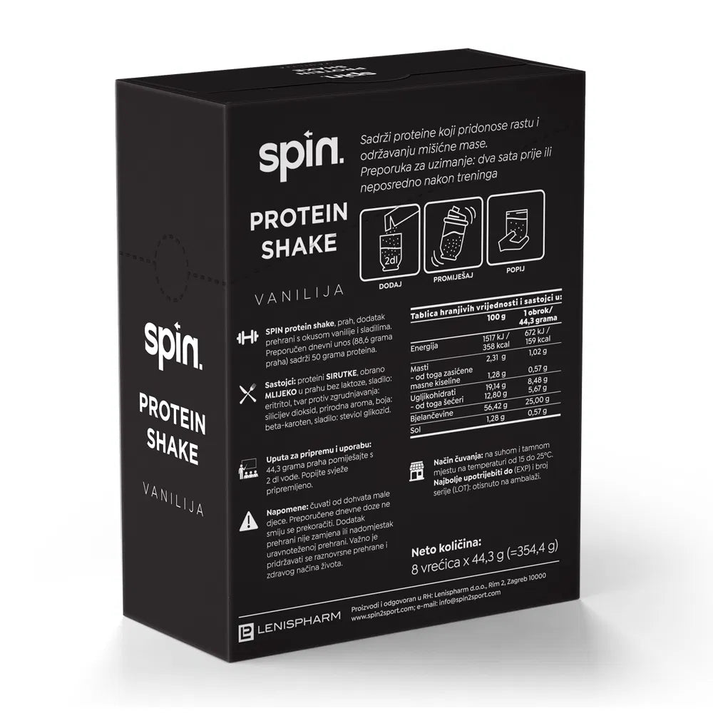 Protein Shake SPIN - 8 vrećica