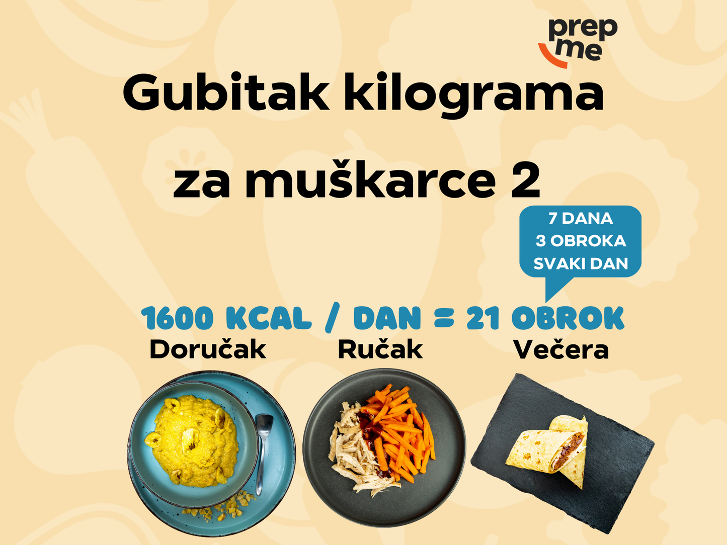 Gubitak kilograma za muškarce 2 - paket