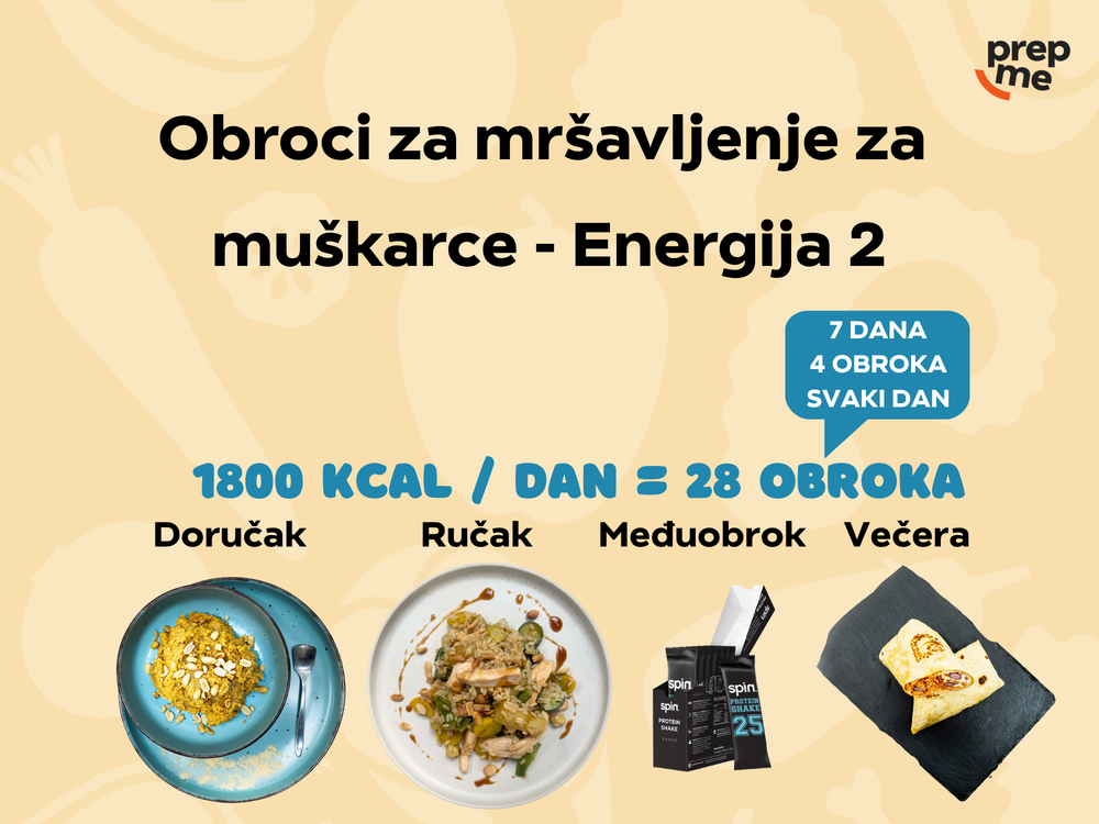 Obroci za mršavljenje za muškarce - Energija 2