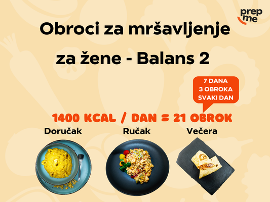 Obroci za mršavljenje za žene - Balans 2