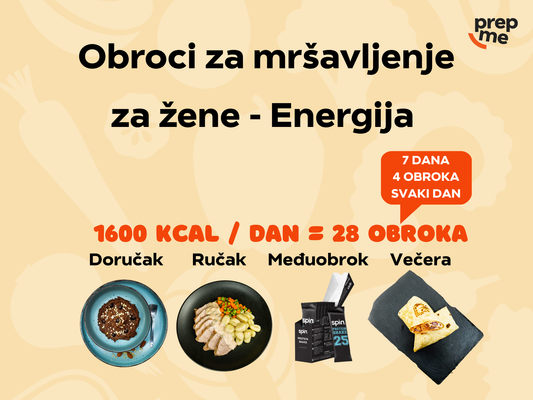 Obroci za mršavljenje za žene - Energija
