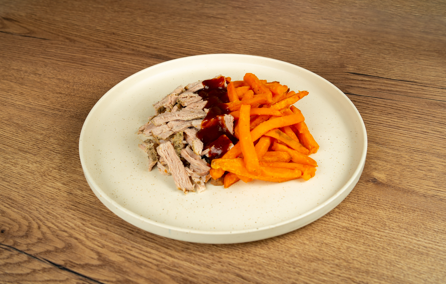Pulled Pork s batatom u BBQ umaku